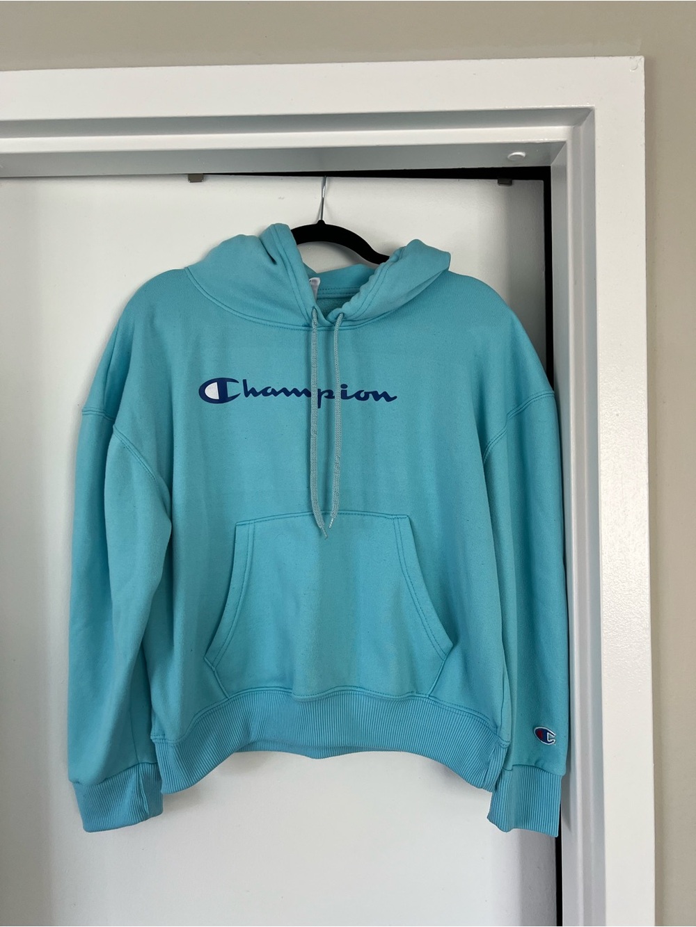 Champion Light Blue Pullover Hoodie